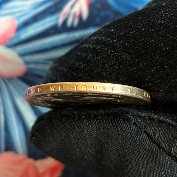 2007-P John Adams Lady Liberty Presidential Gold Dollar Coin EF Inscription - Picture 4 of 6